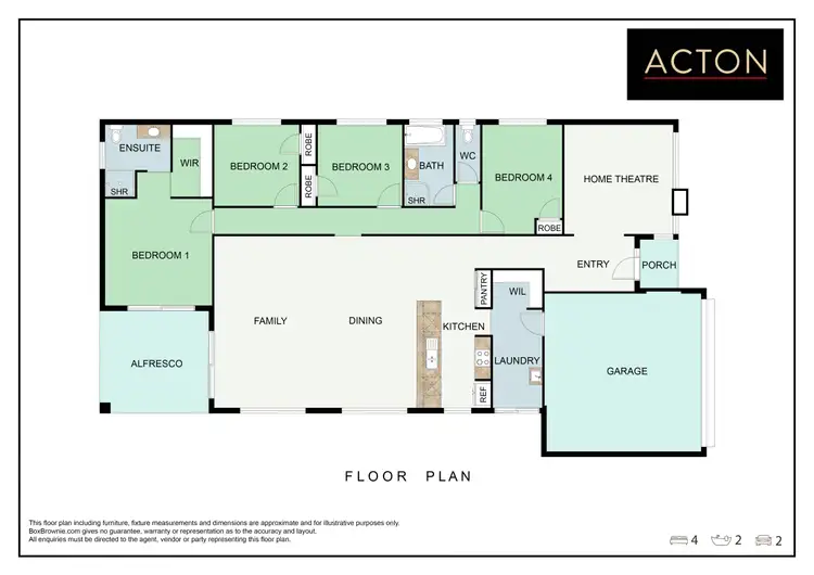 Floorplan of Homely house listing, 21 Highcliffe Circle, Lakelands WA 6180