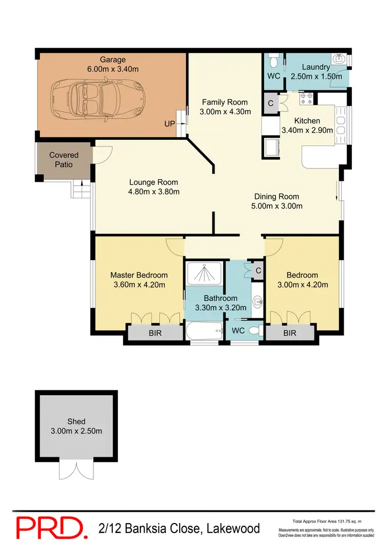 Floorplan of Homely villa listing, 2/12 Banksia Close, Lakewood NSW 2443