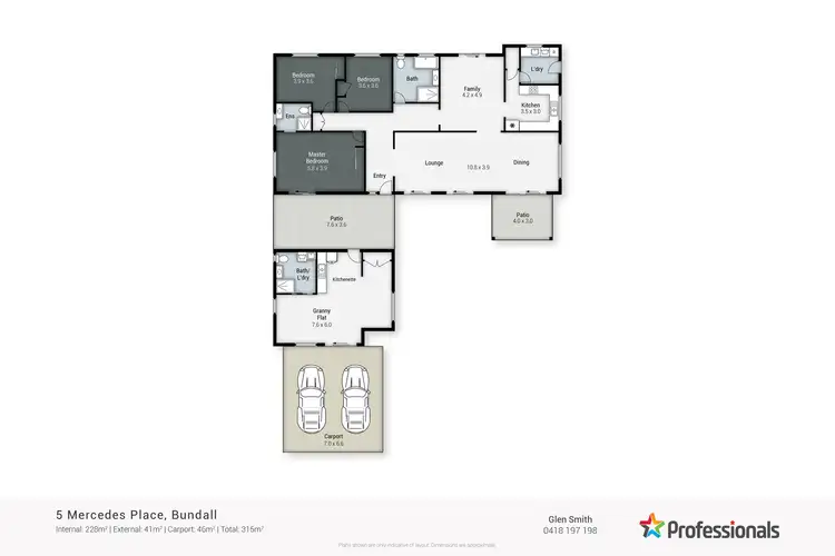 Floorplan of Homely house listing, 5 Mercedes Place, Bundall QLD 4217