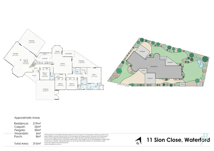 Floorplan of Homely house listing, 11 Sion Close, Waterford WA 6152