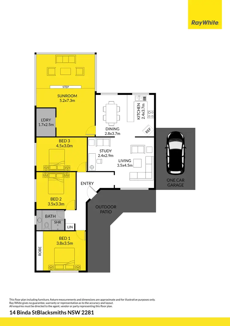 Floorplan of Homely house listing, 14 Binda Street, Blacksmiths NSW 2281