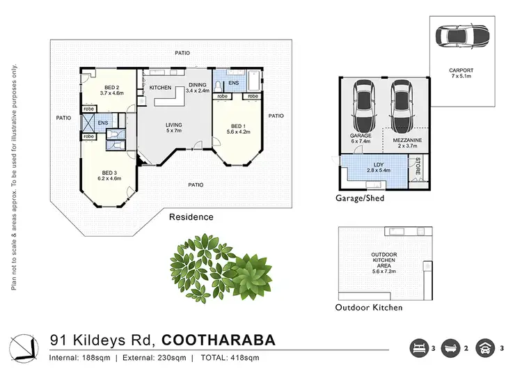 Floorplan of Homely house listing, 91 Kildeys Road, Cootharaba QLD 4565
