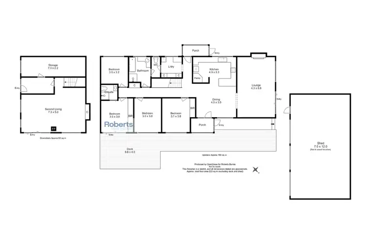 Floorplan of Homely rural property listing, 1165 Ridgley Highway, Ridgley TAS 7321