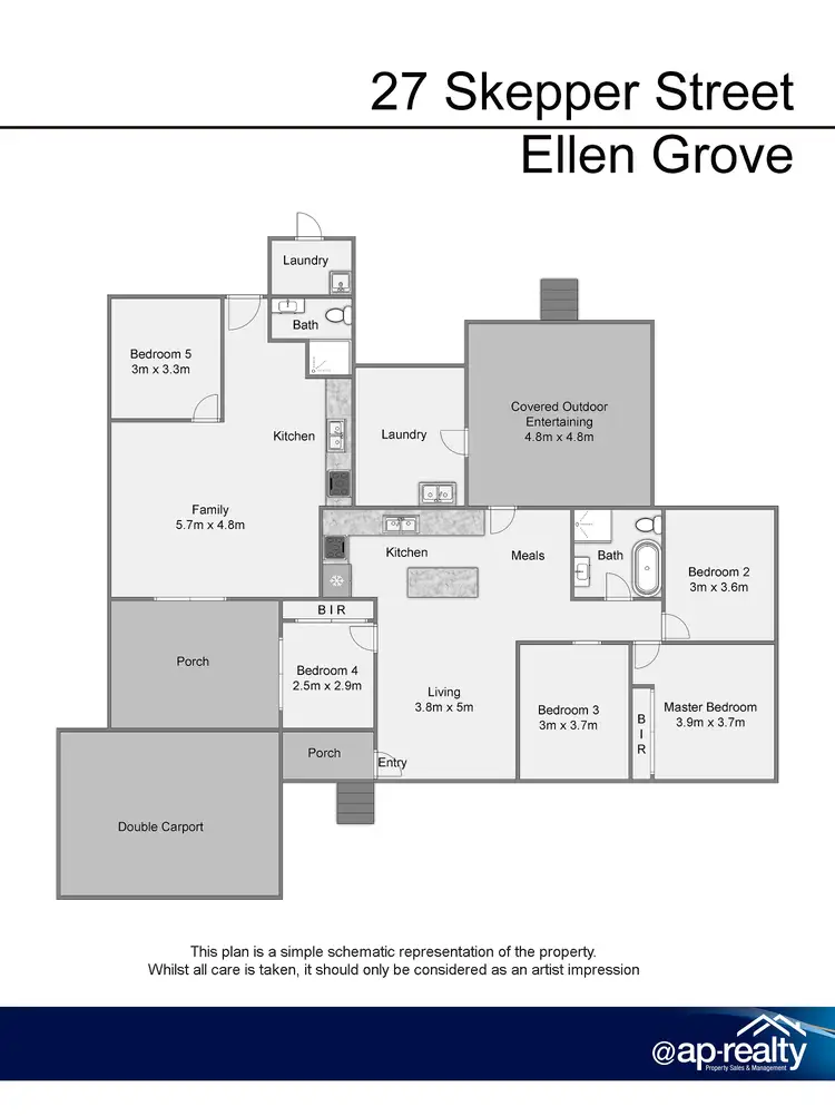 Floorplan of Homely house listing, 27 Skepper Street, Ellen Grove QLD 4078