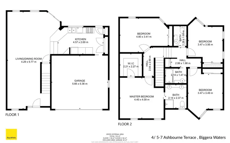 Floorplan of Homely townhouse listing, 4/5-7 Ashbourne Tce, Biggera Waters QLD 4216