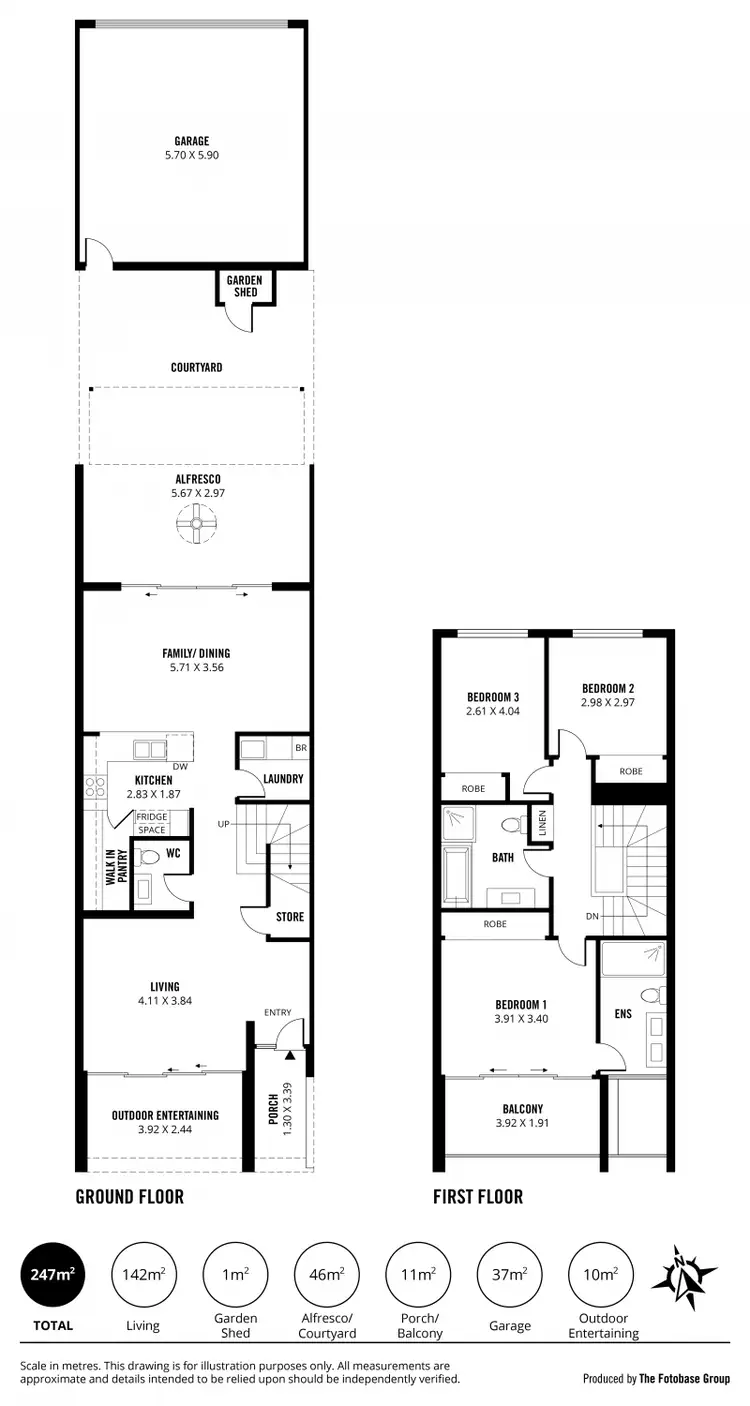 Floorplan of Homely house listing, 13 O'Neil Lane, St Clair SA 5011