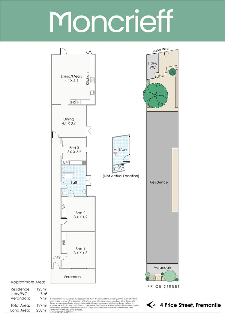Floorplan of Homely house listing, 4 Price Street, Fremantle WA 6160