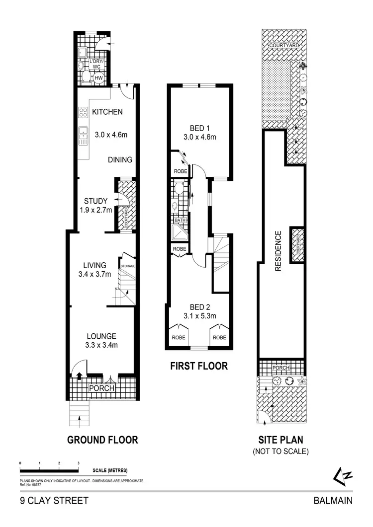 Floorplan of Homely house listing, 9 Clay Street, Balmain NSW 2041