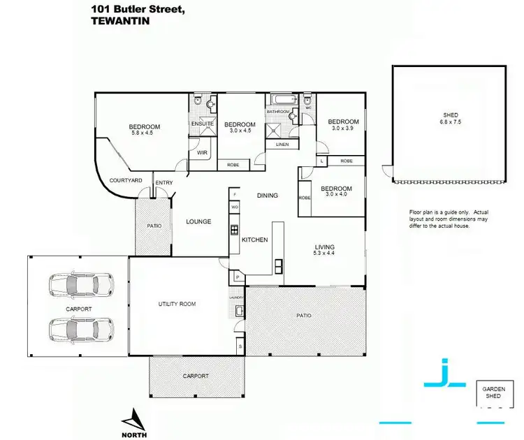 Floorplan of Homely house listing, 101 Butler Street, Tewantin QLD 4565
