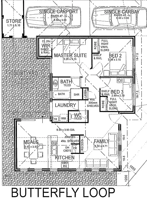 Floorplan of Homely house listing, 7 Butterfly Loop, Success WA 6164