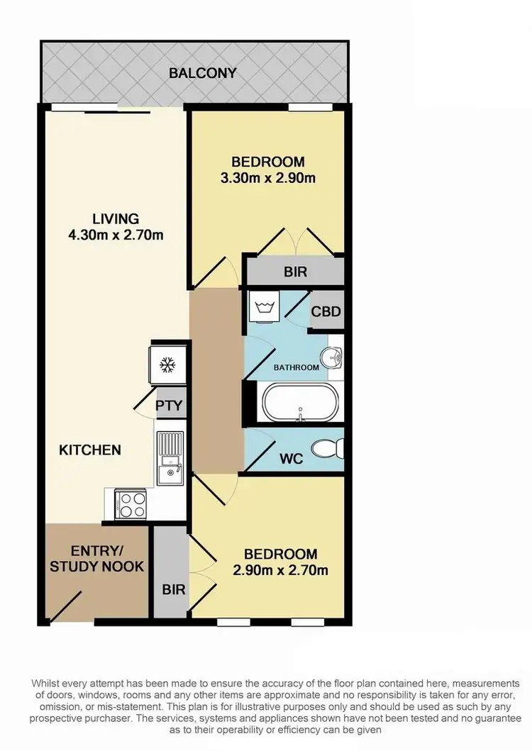 Floorplan of Homely apartment listing, 5/1 Eucalyptus Mews, Notting Hill VIC 3168