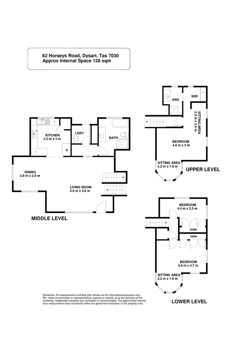 Floorplan of Homely house listing, 62 Horseys Road, Dysart TAS 7030