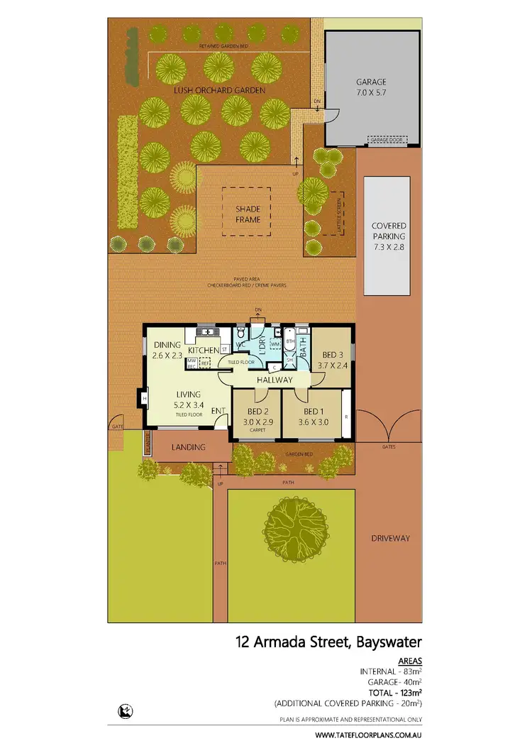 Floorplan of Homely house listing, 12 Armada Street, Bayswater WA 6053