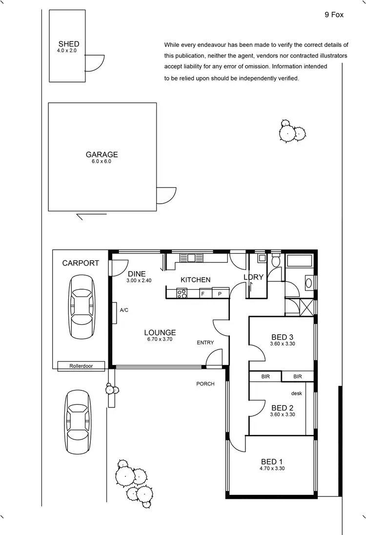 Floorplan of Homely house listing, 9 Fox Avenue, Athelstone SA 5076