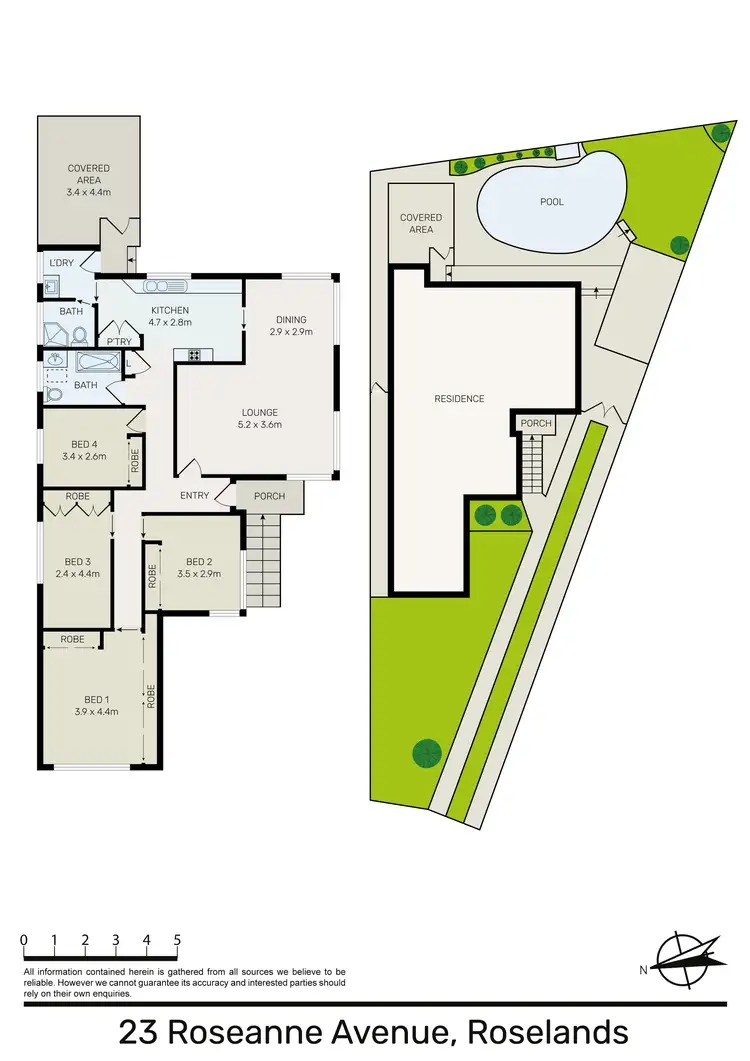 Floorplan of Homely house listing, 23 Roseanne Avenue, Roselands NSW 2196