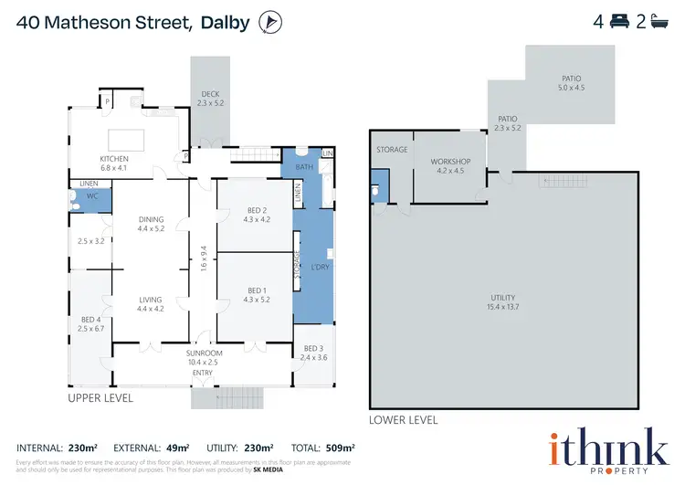 Floorplan of Homely house listing, 40 Matheson Street, Dalby QLD 4405