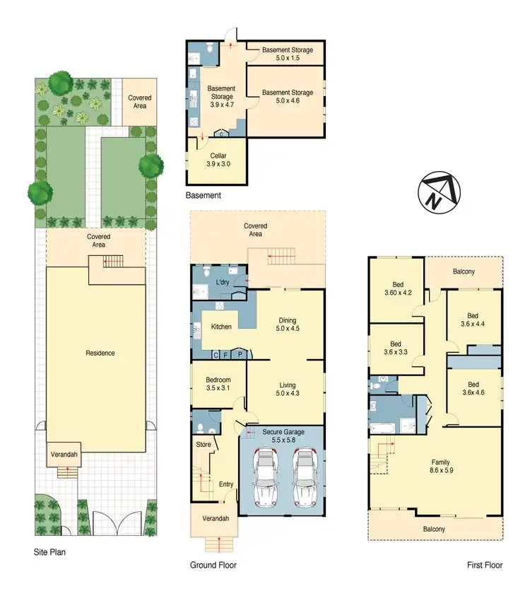 Floorplan of Homely house listing, 43 Edwin Street, Tempe NSW 2044