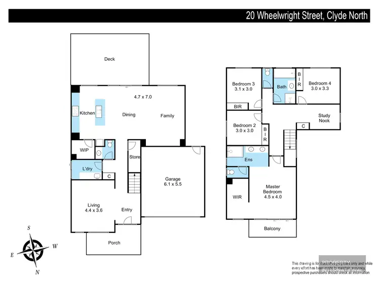 Floorplan of Homely house listing, 20 Wheelwright Street, Clyde North VIC 3978
