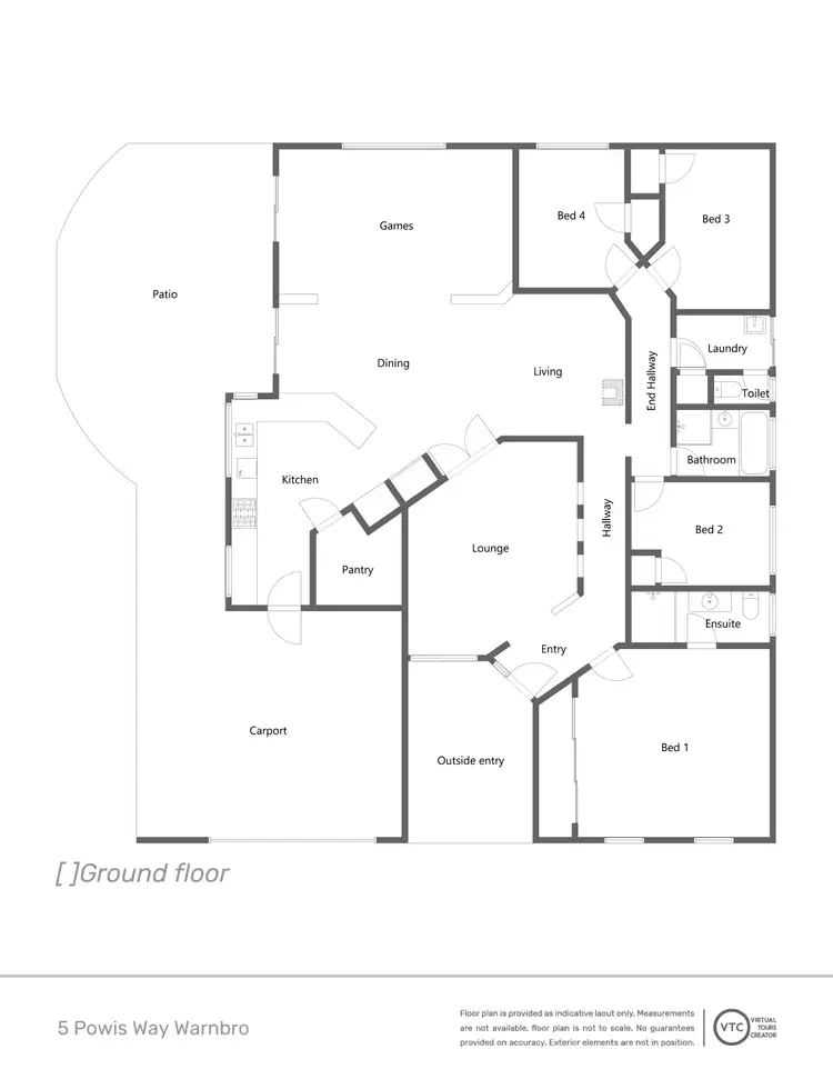 Floorplan of Homely house listing, 5 Powis Way, Warnbro WA 6169