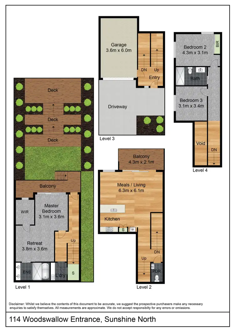 Floorplan of Homely house listing, 114 Woodswallow Entrance, Sunshine North VIC 3020