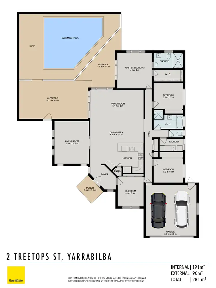 Floorplan of Homely house listing, 2 Treetops Street, Yarrabilba QLD 4207