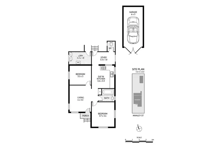 Floorplan of Homely house listing, 4 Manley Street, Redcliffe QLD 4020