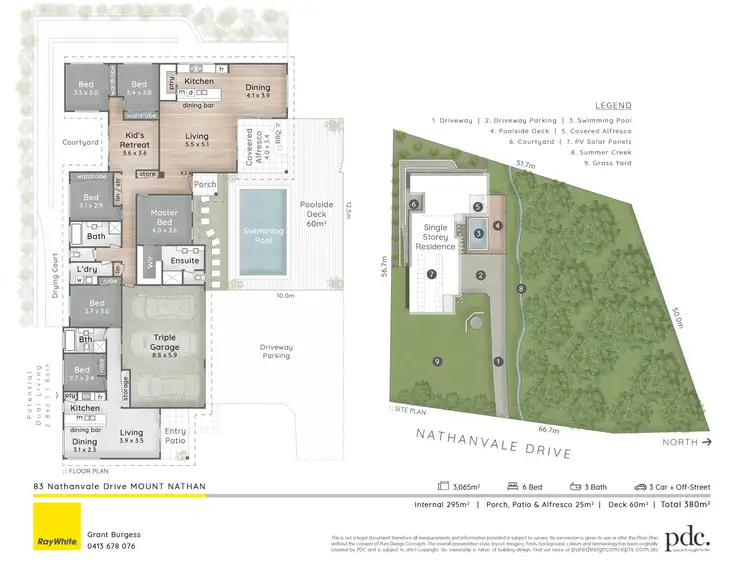 Floorplan of Homely house listing, 83 Nathanvale Drive, Mount Nathan QLD 4211