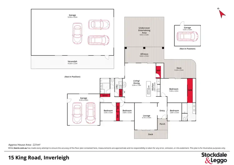 Floorplan of Homely house listing, 15 King Road, Inverleigh VIC 3321