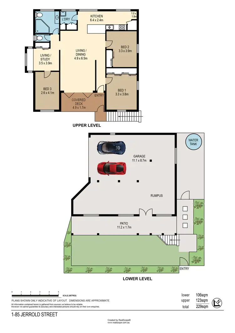 Floorplan of Homely house listing, 1/85 Jerrold Street, Sherwood QLD 4075