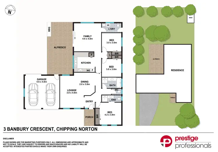 Floorplan of Homely house listing, 3 Banbury Crescent, Chipping Norton NSW 2170