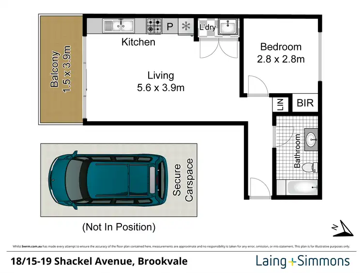 Floorplan of Homely apartment listing, 18/15-19 Shackel Avenue, Brookvale NSW 2100