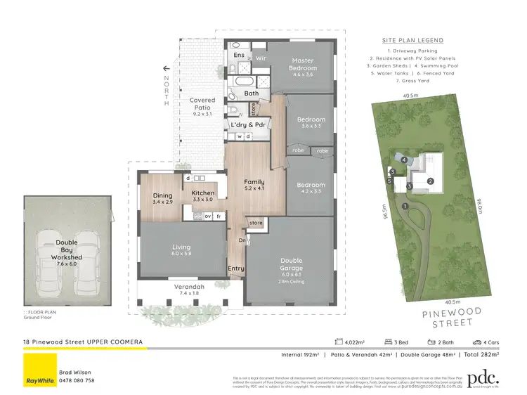 Floorplan of Homely house listing, 18 Pinewood Street, Upper Coomera QLD 4209
