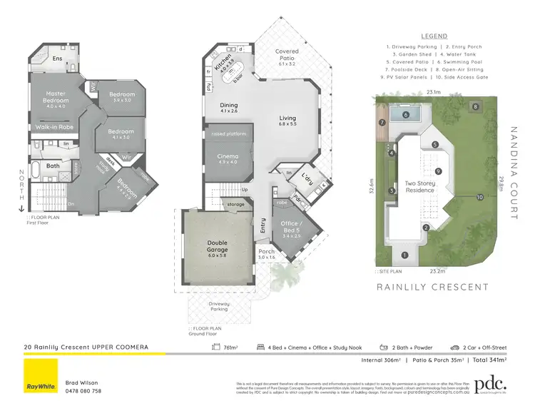 Floorplan of Homely house listing, 20 Rainlily Crescent, Upper Coomera QLD 4209