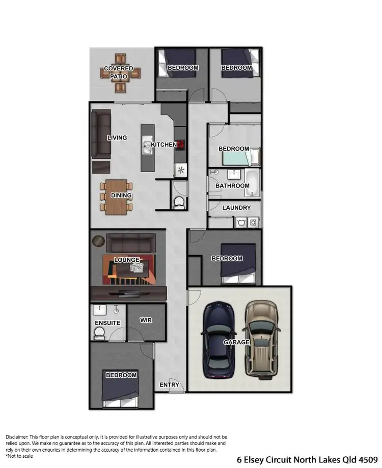 Floorplan of Homely house listing, 6 Elsey Circuit, North Lakes QLD 4509