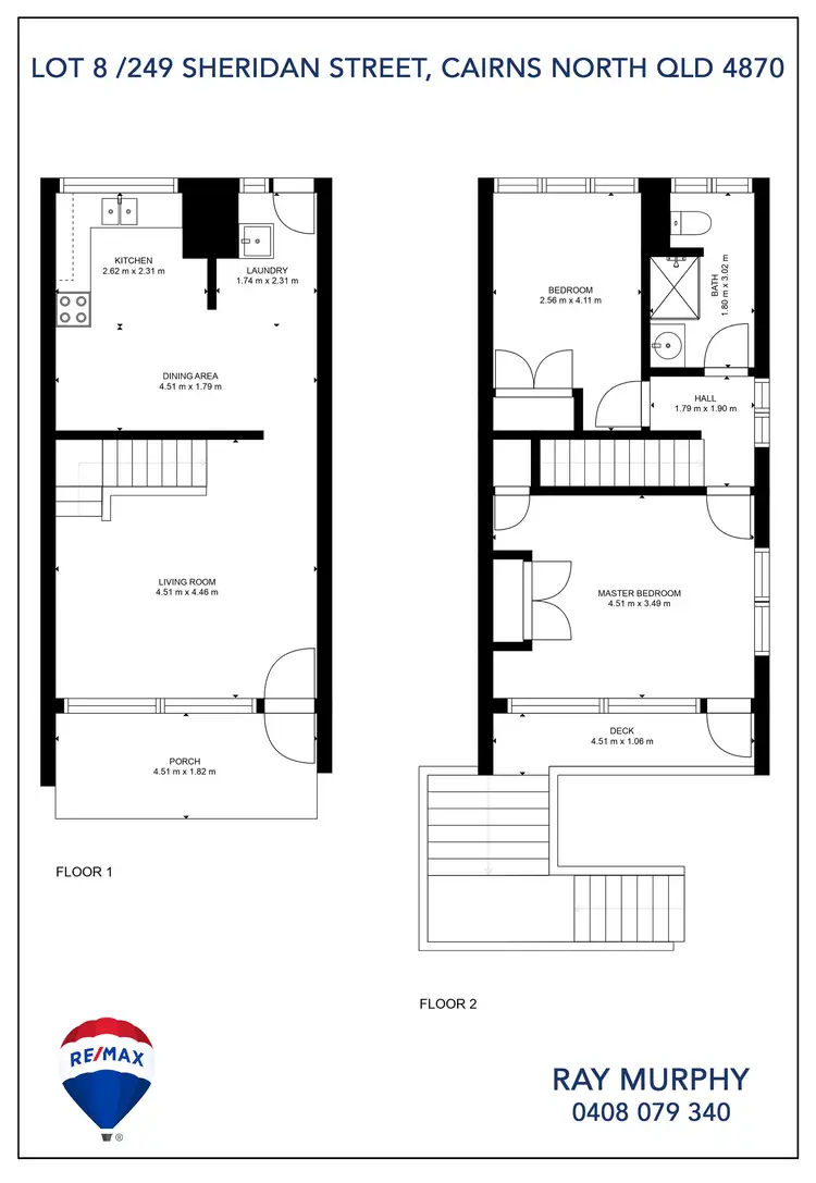 Floorplan of Homely townhouse listing, 8/249 Sheridan Street, Cairns North QLD 4870