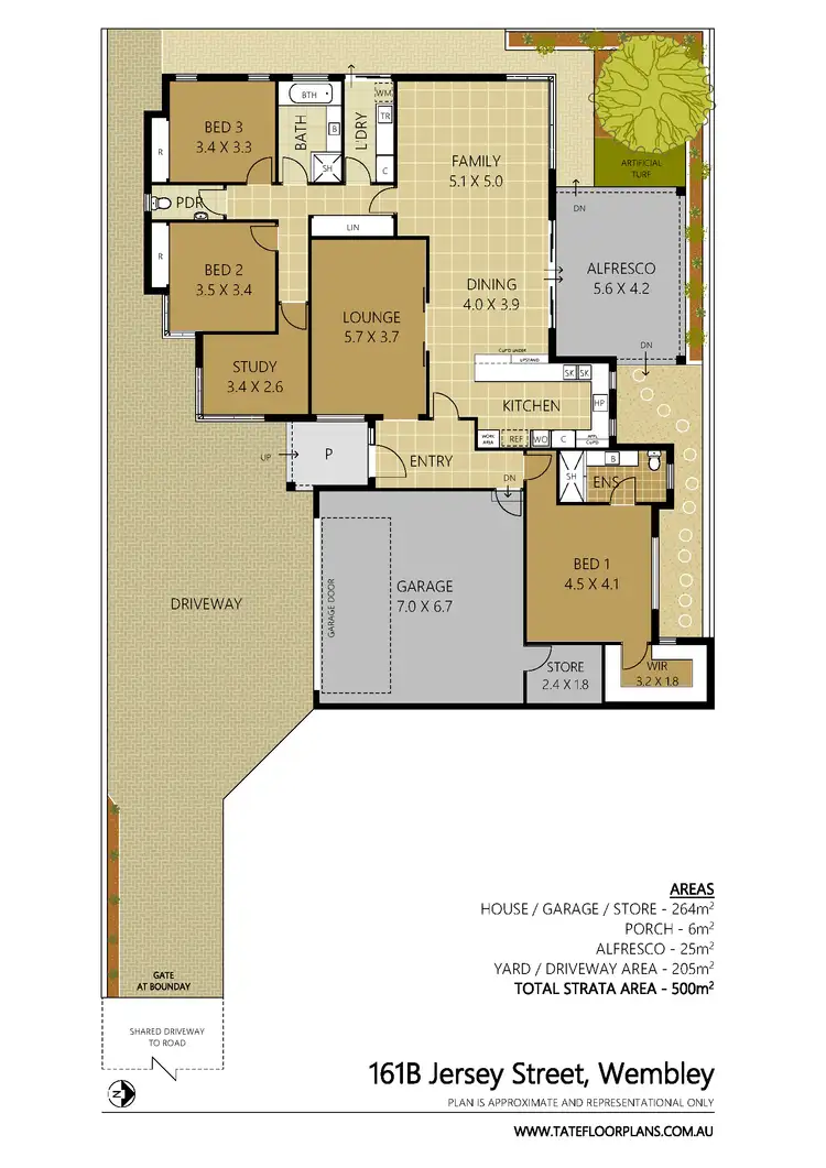 Floorplan of Homely house listing, 161B Jersey Street, Wembley WA 6014