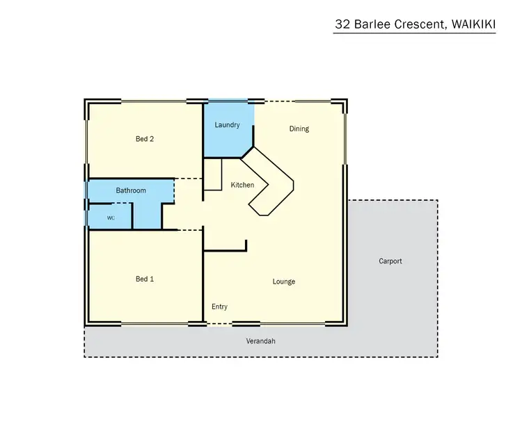 Floorplan of Homely house listing, 32 Barlee Crescent, Waikiki WA 6169