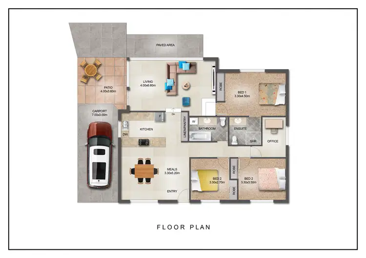 Floorplan of Homely house listing, 14 Capricorn Drive, Cleveland QLD 4163