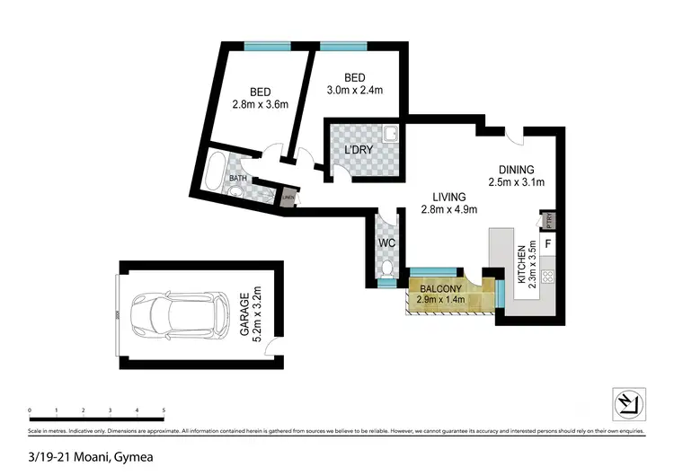 Floorplan of Homely apartment listing, 3/19-21 Moani Avenue, Gymea NSW 2227