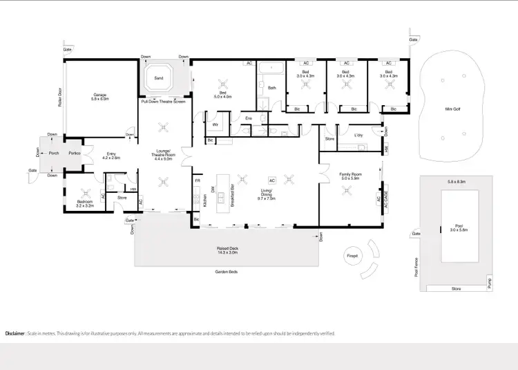 Floorplan of Homely house listing, 23 Wirl Buru Gardens, Cable Beach WA 6726