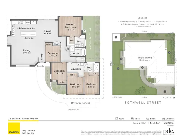 Floorplan of Homely house listing, 22 Bothwell Street, Robina QLD 4226