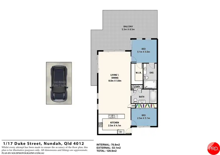 Floorplan of Homely unit listing, 1/17 Duke Street, Nundah QLD 4012