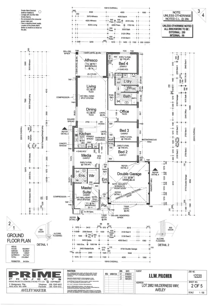 Floorplan of Homely house listing, 22 Wilderness Way, Aveley WA 6069