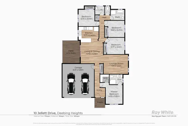 Floorplan of Homely house listing, 10 Jellett Drive, Deebing Heights QLD 4306