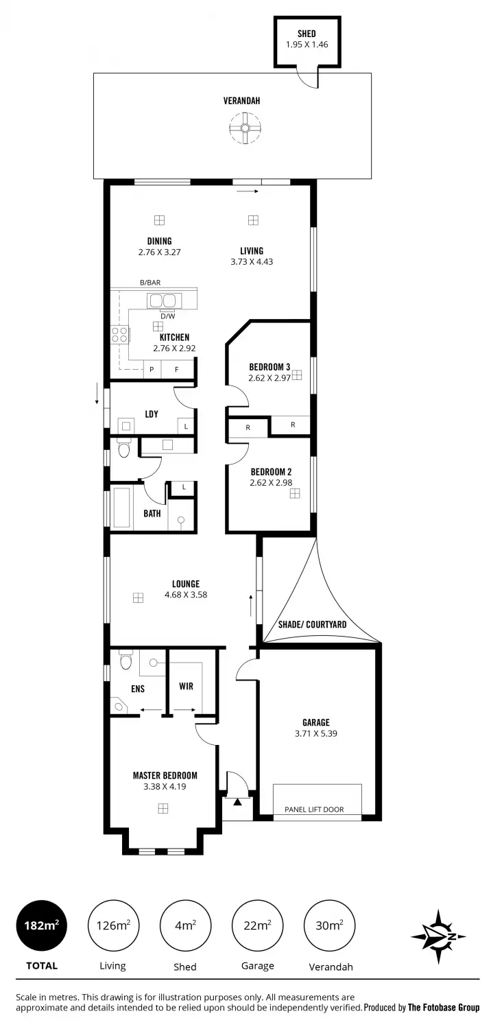 Floorplan of Homely house listing, 38 Riesling Crescent, Andrews Farm SA 5114
