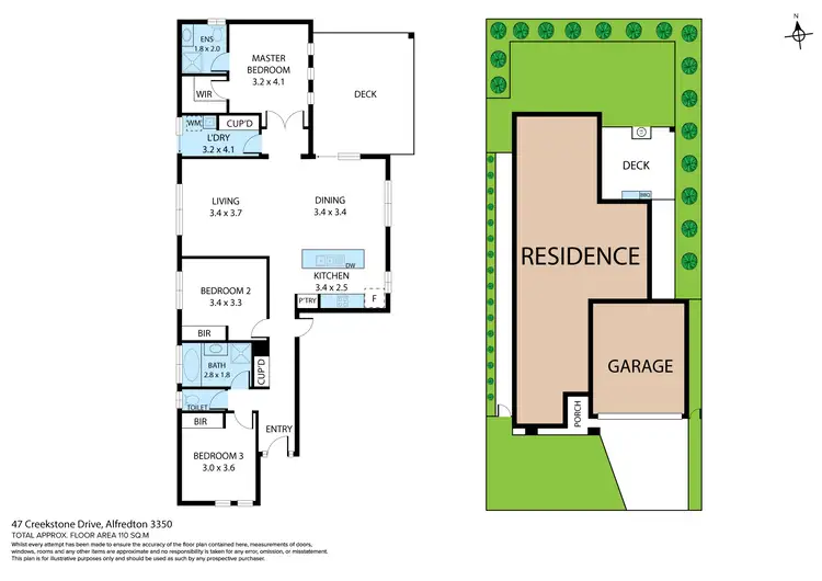 Floorplan of Homely house listing, 47 Creekstone Drive, Alfredton VIC 3350