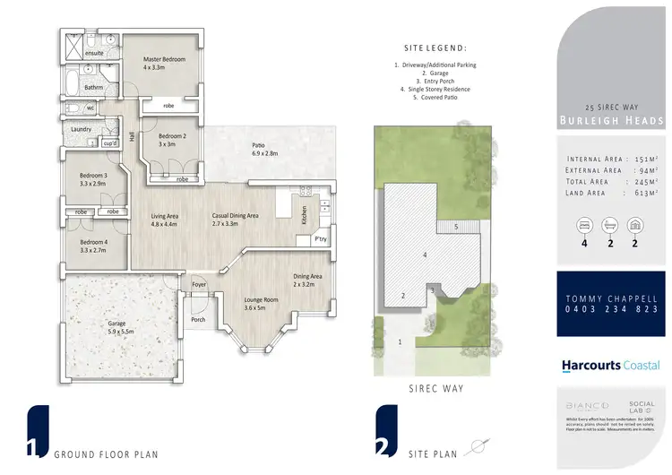 Floorplan of Homely house listing, 25 Sirec Way, Burleigh Heads QLD 4220
