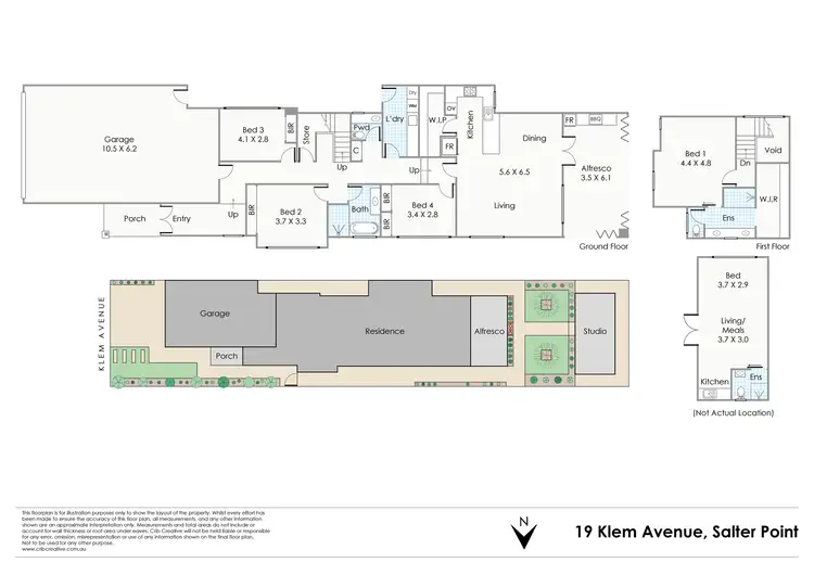 Floorplan of Homely house listing, 19 Klem Avenue, Salter Point WA 6152