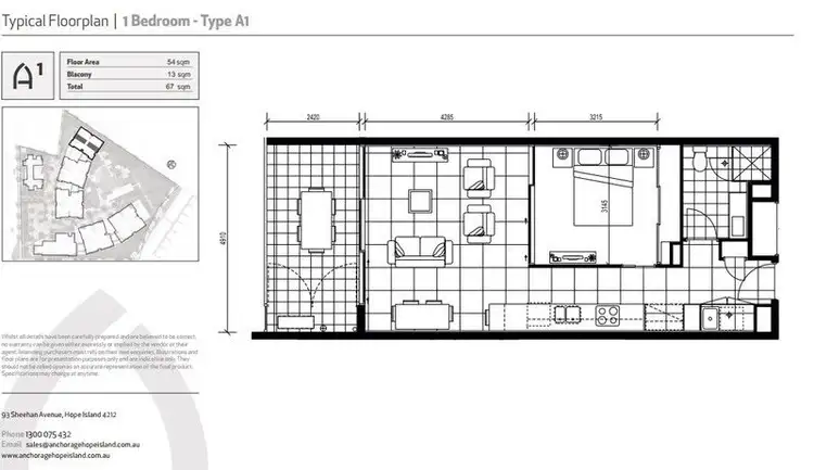 Floorplan of Homely apartment listing, 13/93 Sheehan Avenue, Hope Island QLD 4212