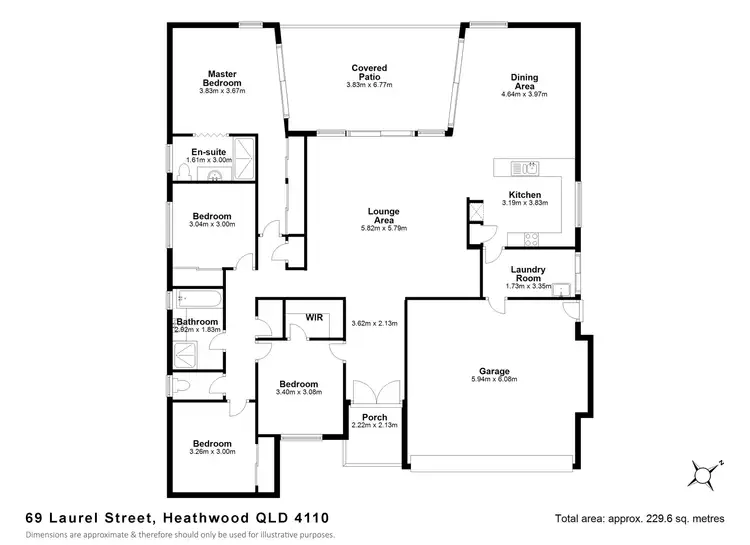 Floorplan of Homely house listing, 69 Laurel Street, Heathwood QLD 4110